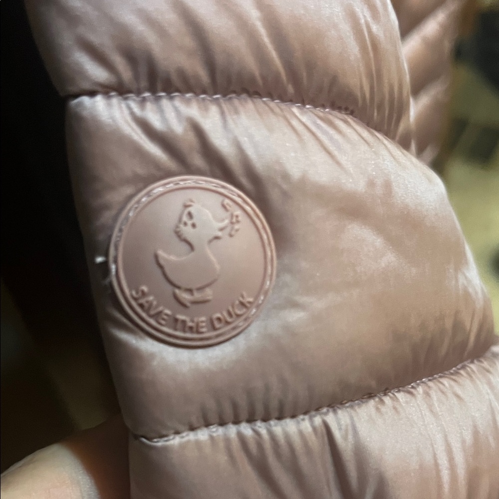 SAVE THE DUCK Shiny Pink Puffer Jacket - Picture 4 of 4